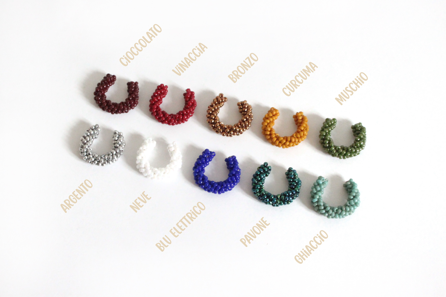 Ear Cuff perline *tinta unita autunno/inverno