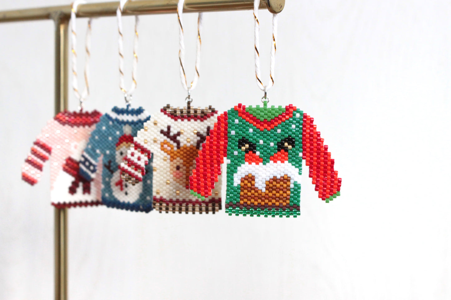 Decorazione per albero di Natale Maglioncino Pupazzo di Neve