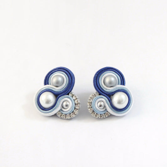 Orecchini Flamingo Blu*Avio*Bianco