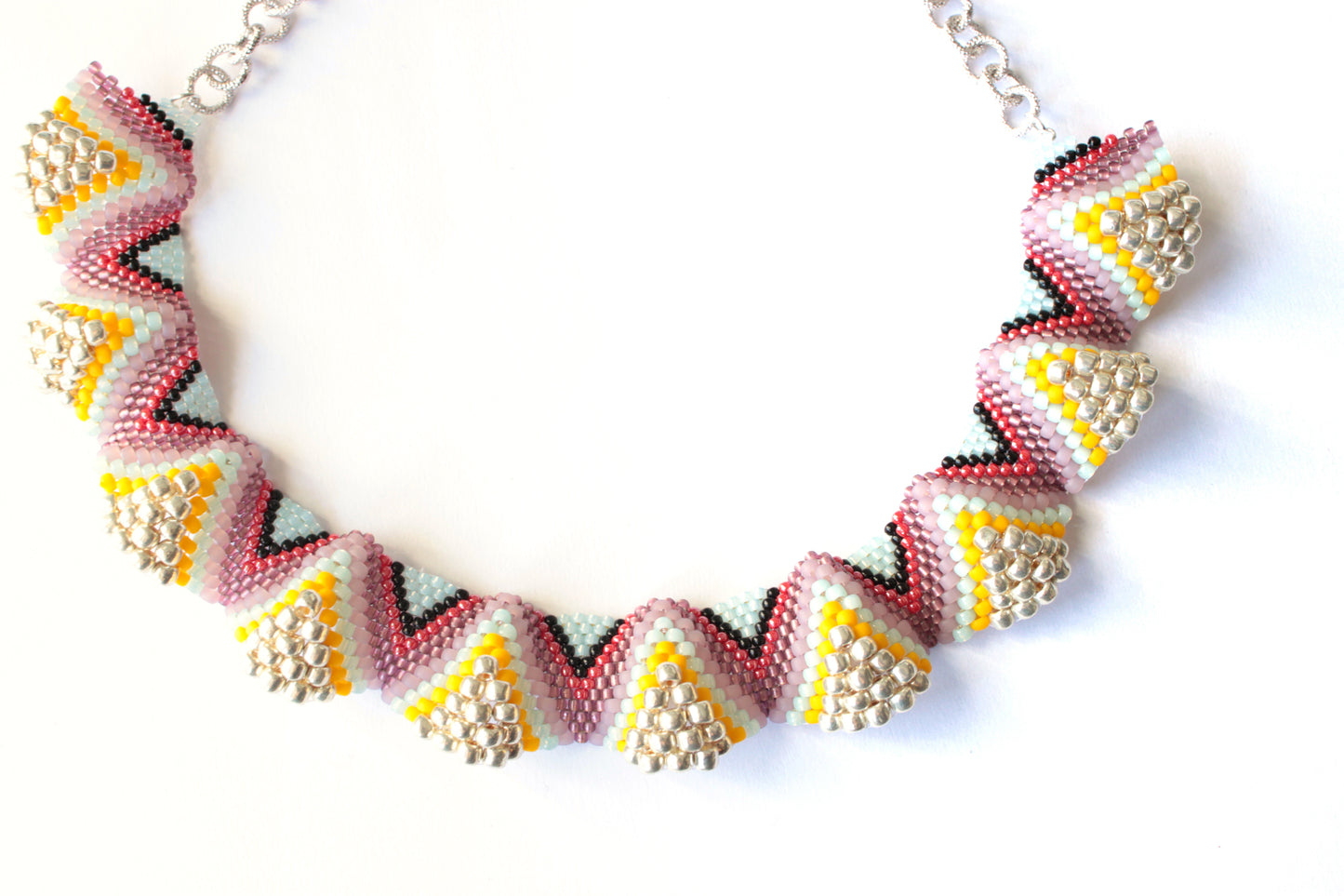 Collana Lenorarte Kandinskij "Giallo, Rosso, Blu"