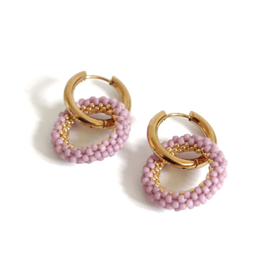 Orecchini Ensō Ciclamino