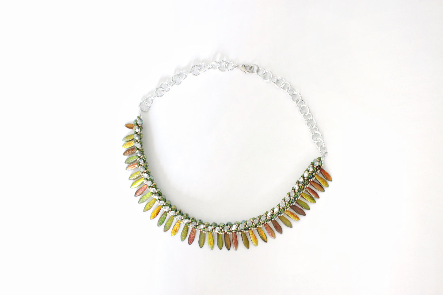 Collana Seaside Materica Verde