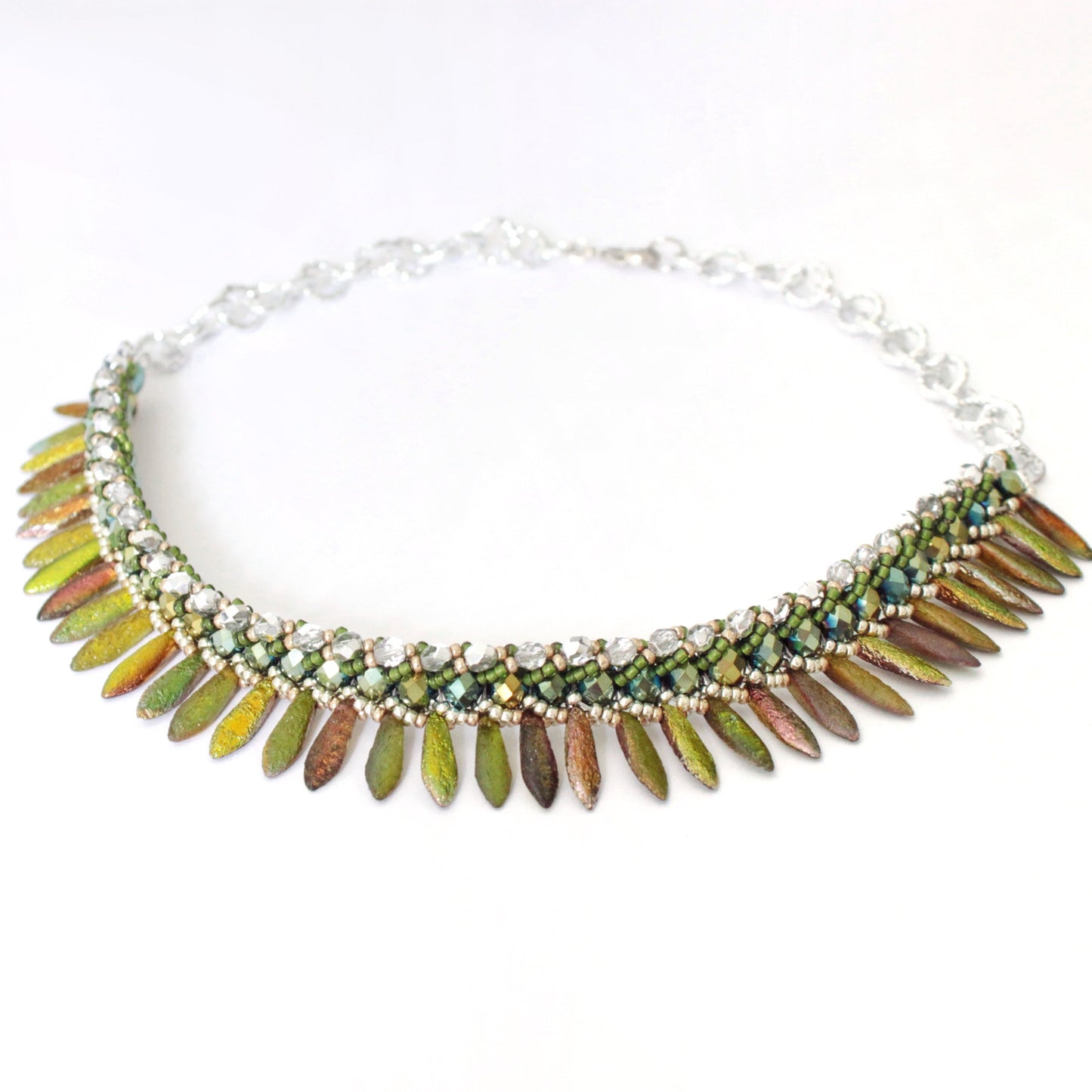 Collana Seaside Materica Verde