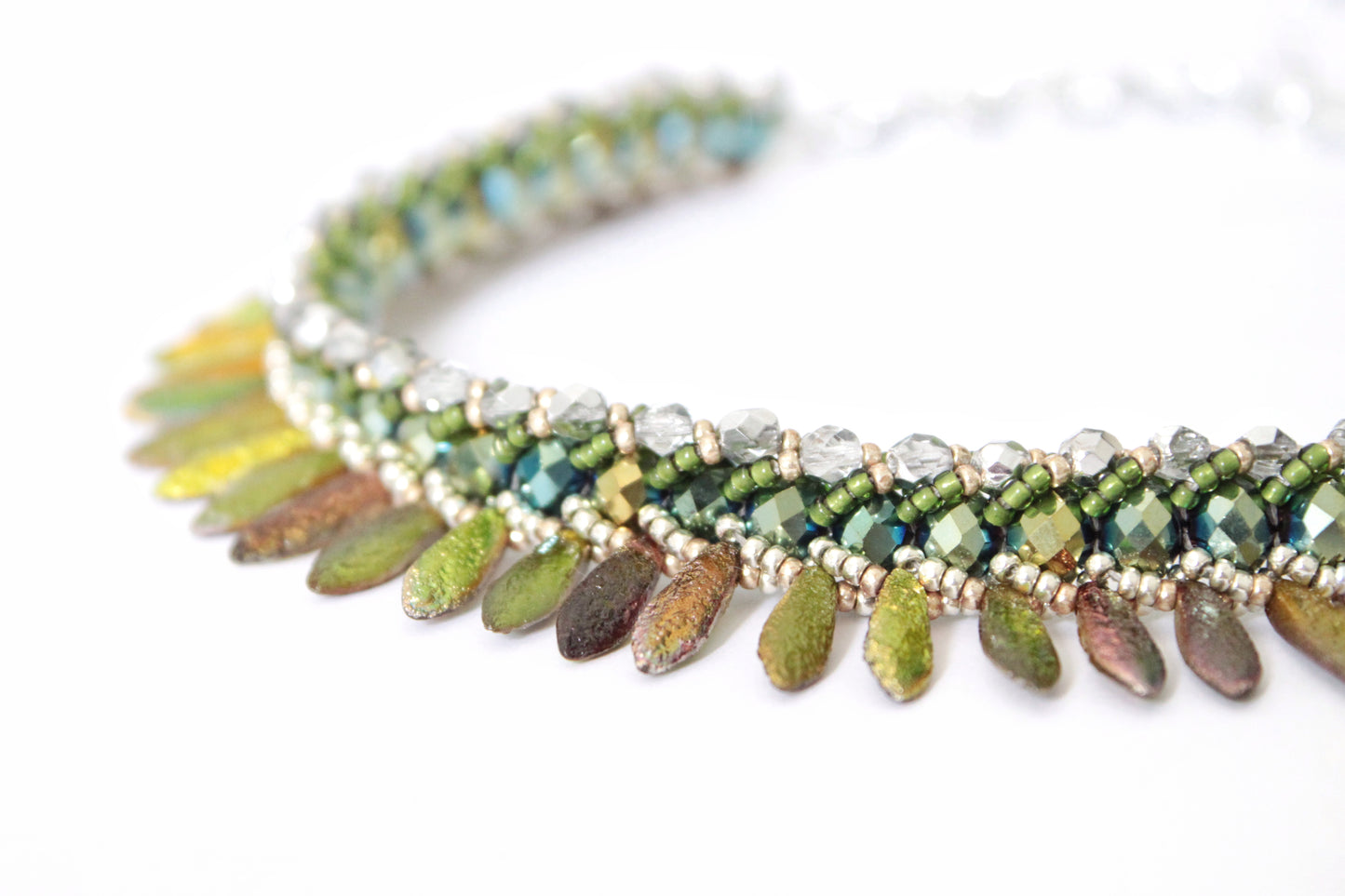 Collana Seaside Materica Verde