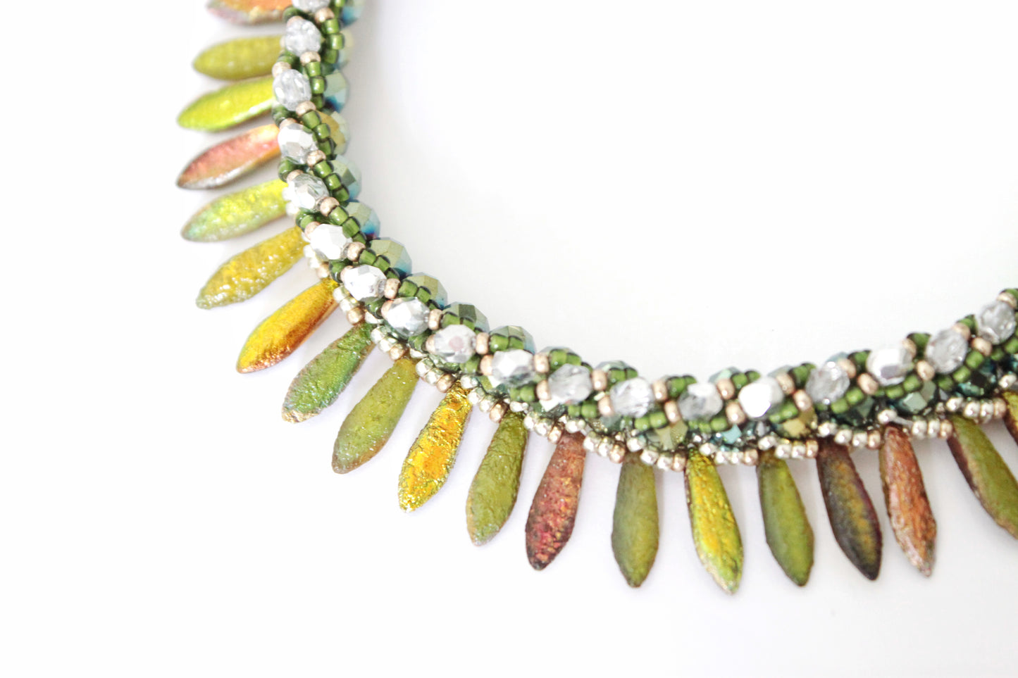 Collana Seaside Materica Verde
