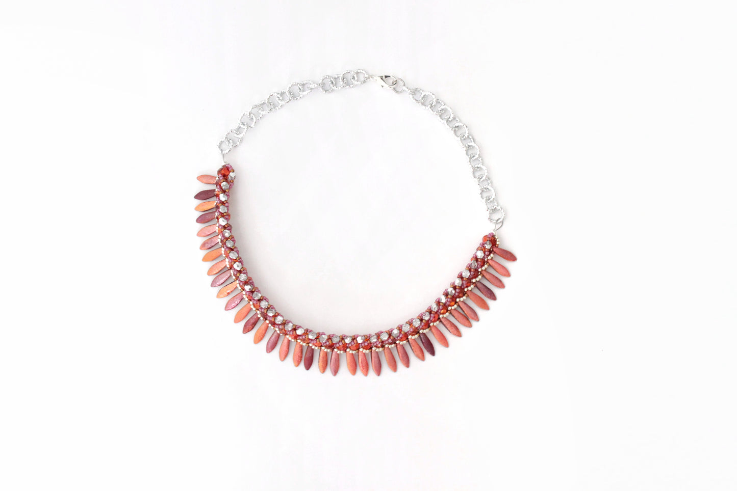 Collana Seaside Materica Arancio