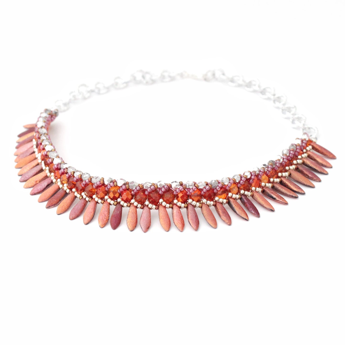 Collana Seaside Materica Arancio