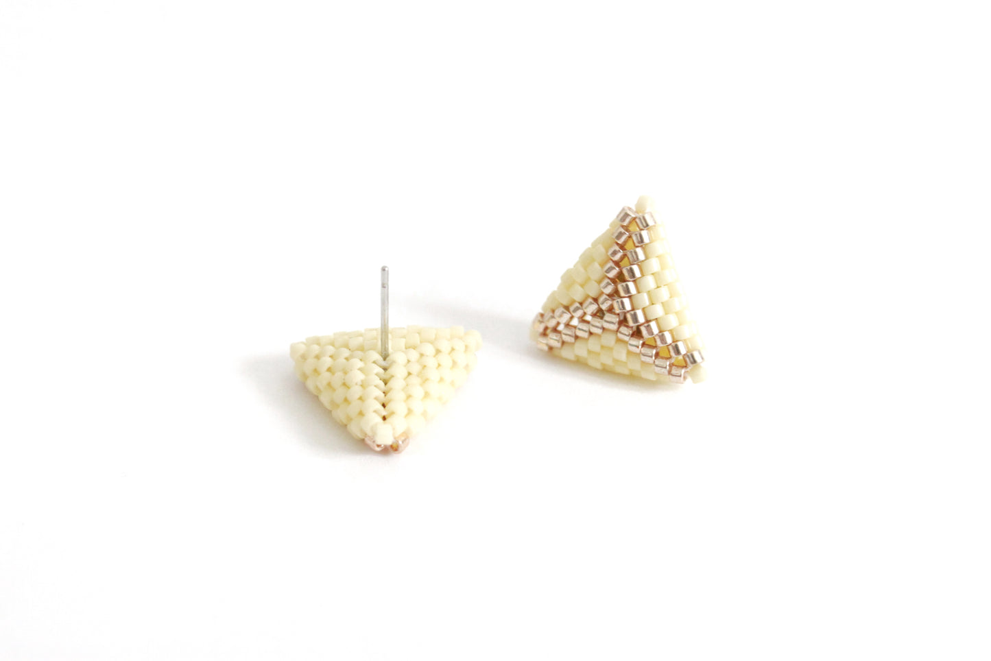 Orecchini Origami Crema