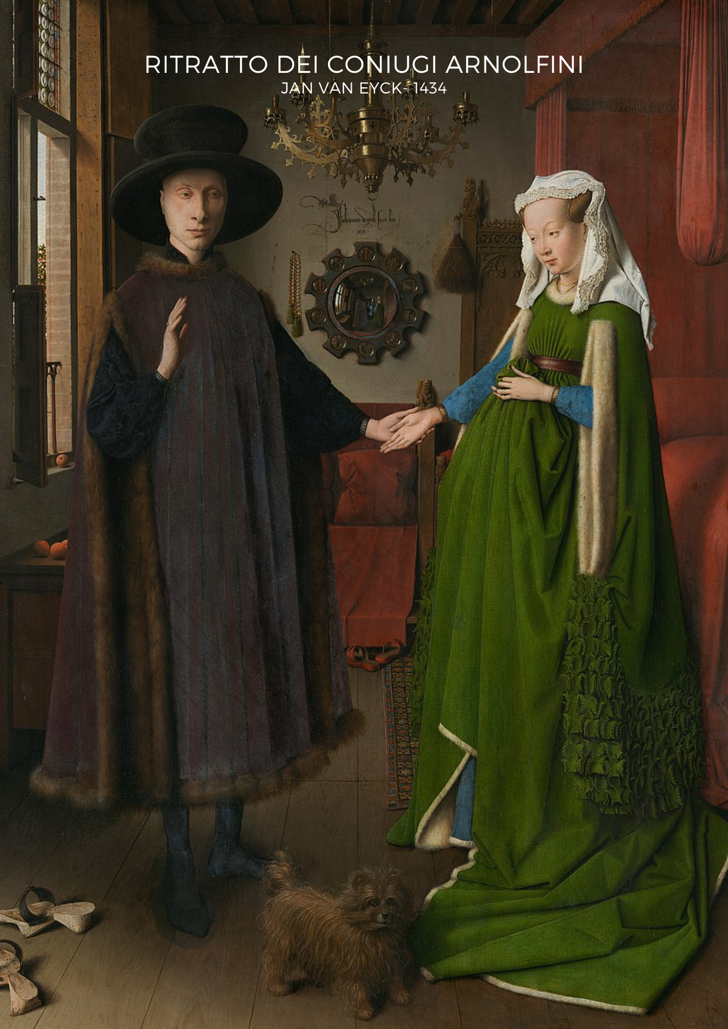 Collana Lenorarte van Eyck "Ritratto dei coniugi Arnolfini" *speciale Natale