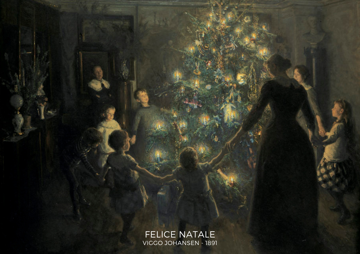 Collana Lenorarte Viggo Johansen "Felice Natale" *speciale Natale