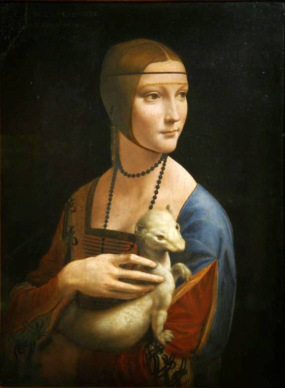 Collana Lenorarte Leonardo Da Vinci "Dama con l'Ermellino"