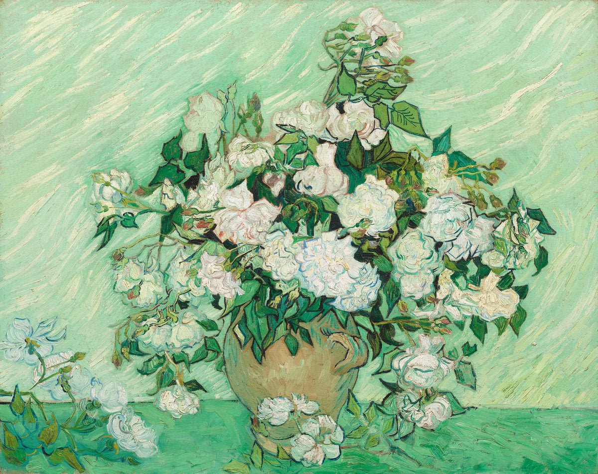 Collana Lenorarte Van Gogh "Natura morta: vaso con rose"