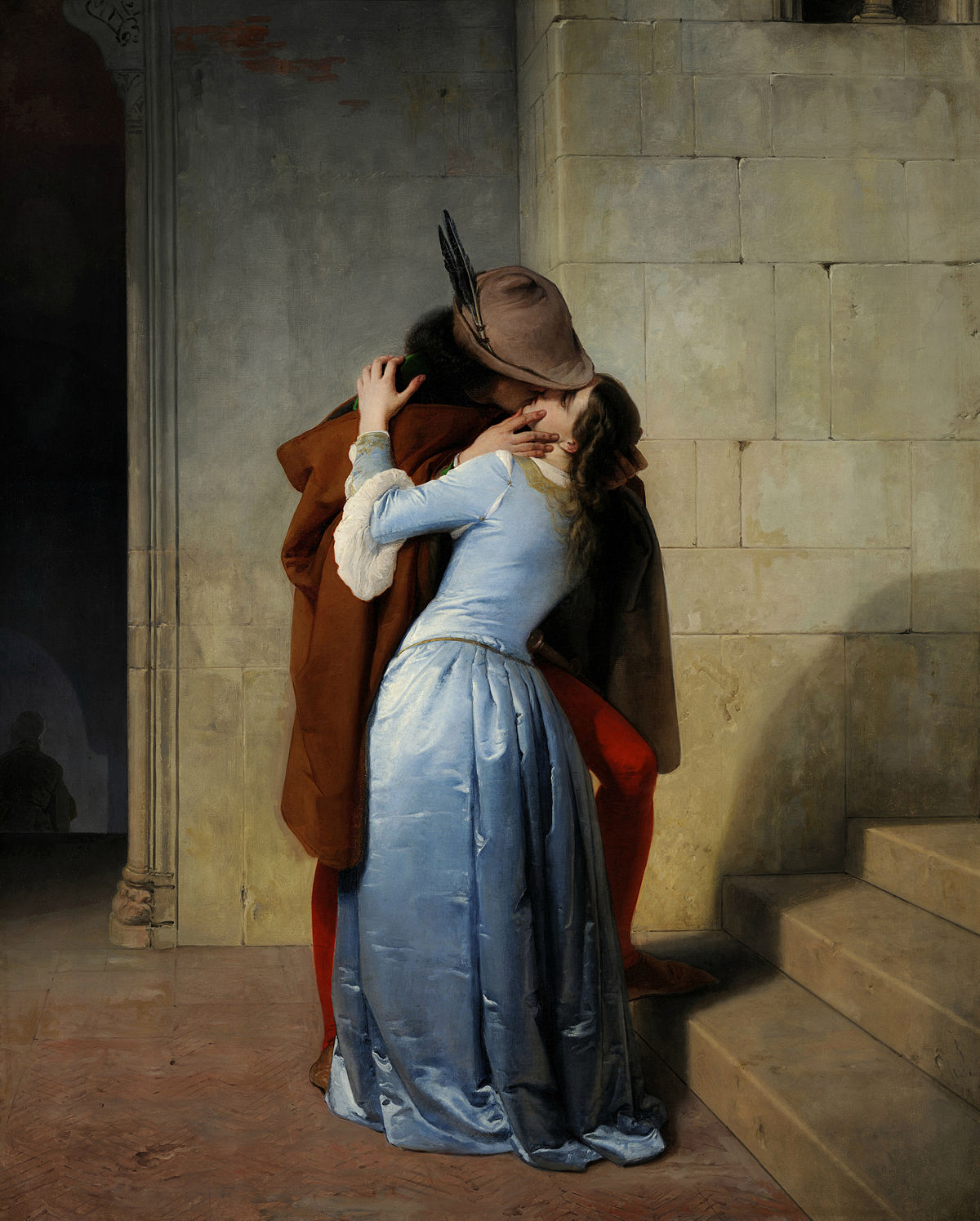 Collana Lenorarte Hayez  "Il Bacio"
