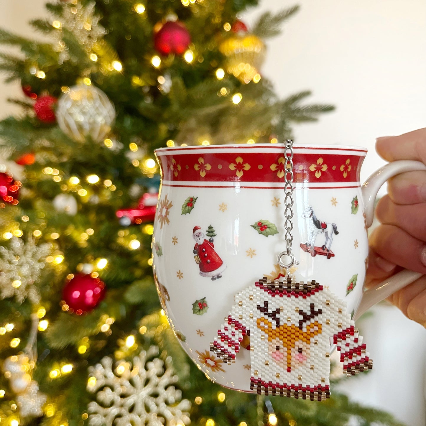 Filtro tè con maglioncino Rudolph