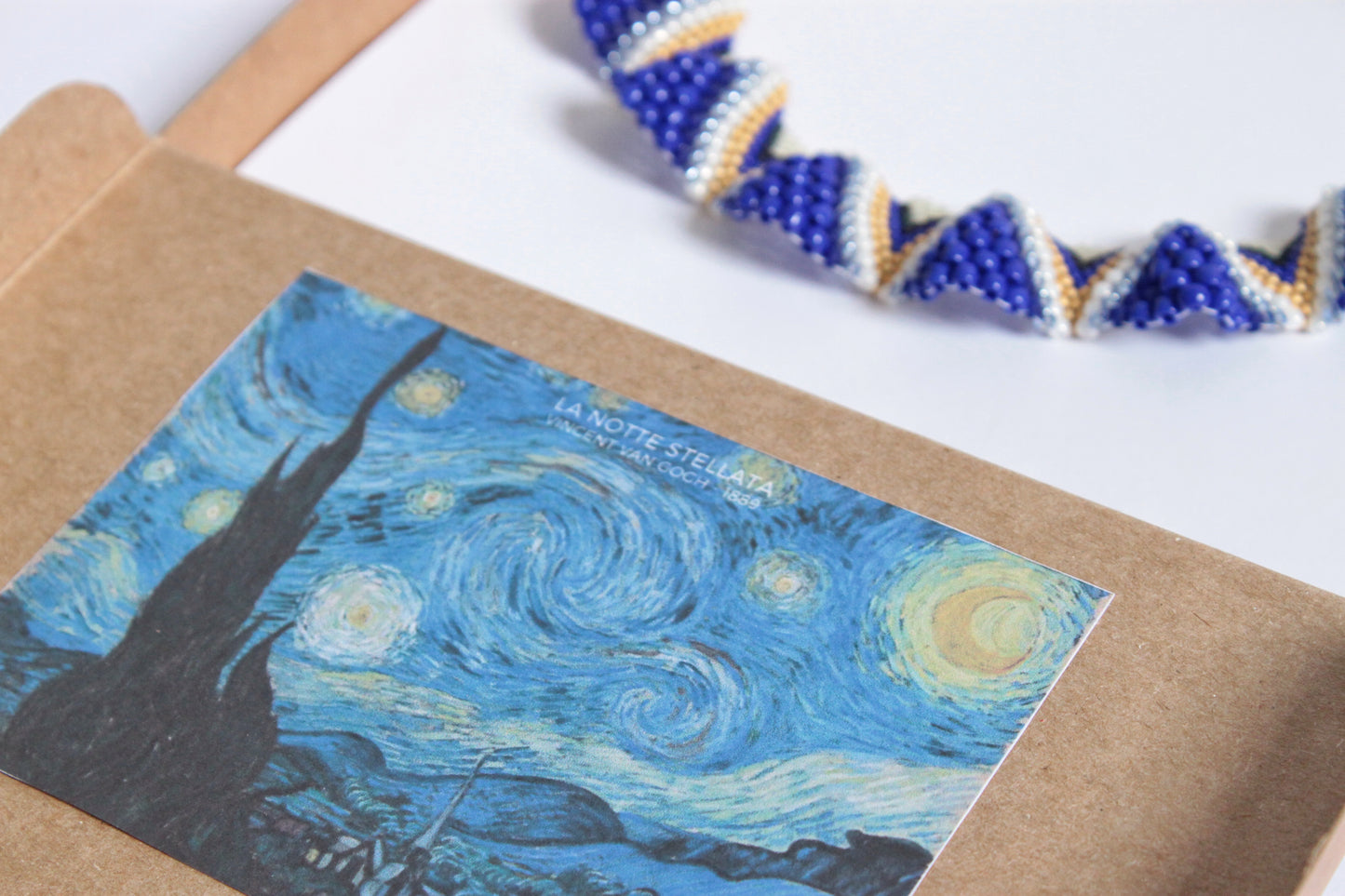 Collana Lenorarte Van Gogh "La Notte Stellata"