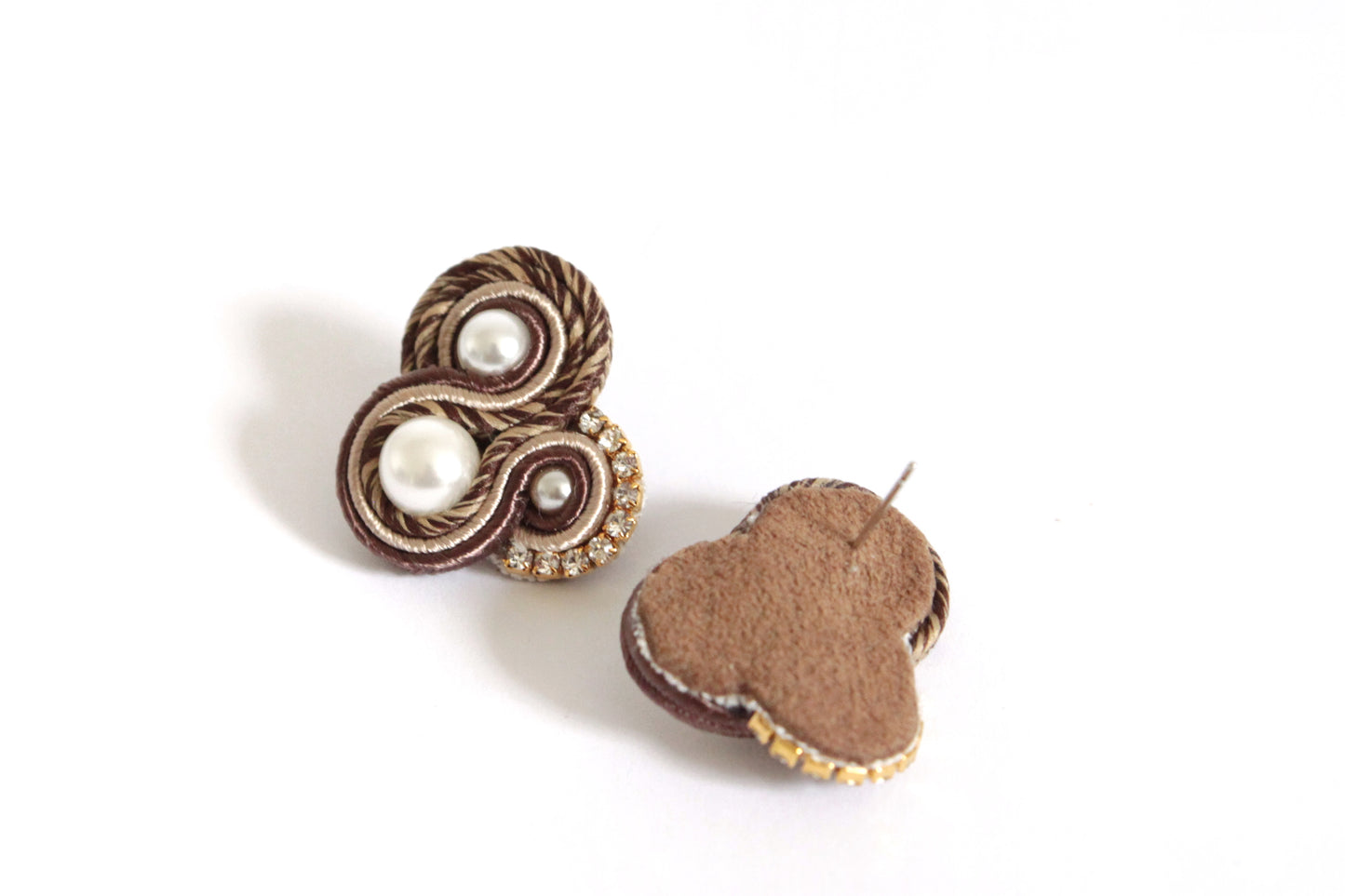 Orecchini Flamingo Mélange Castagno*Nocciola