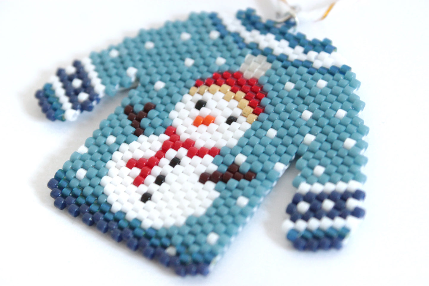 Decorazione per albero di Natale Maglioncino Pupazzo di Neve