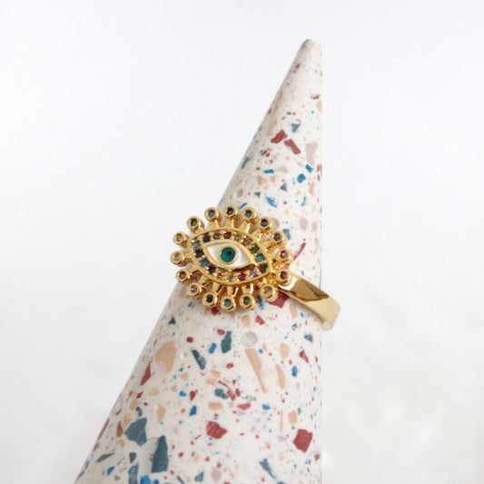 Anello Futura Occhio Bianco