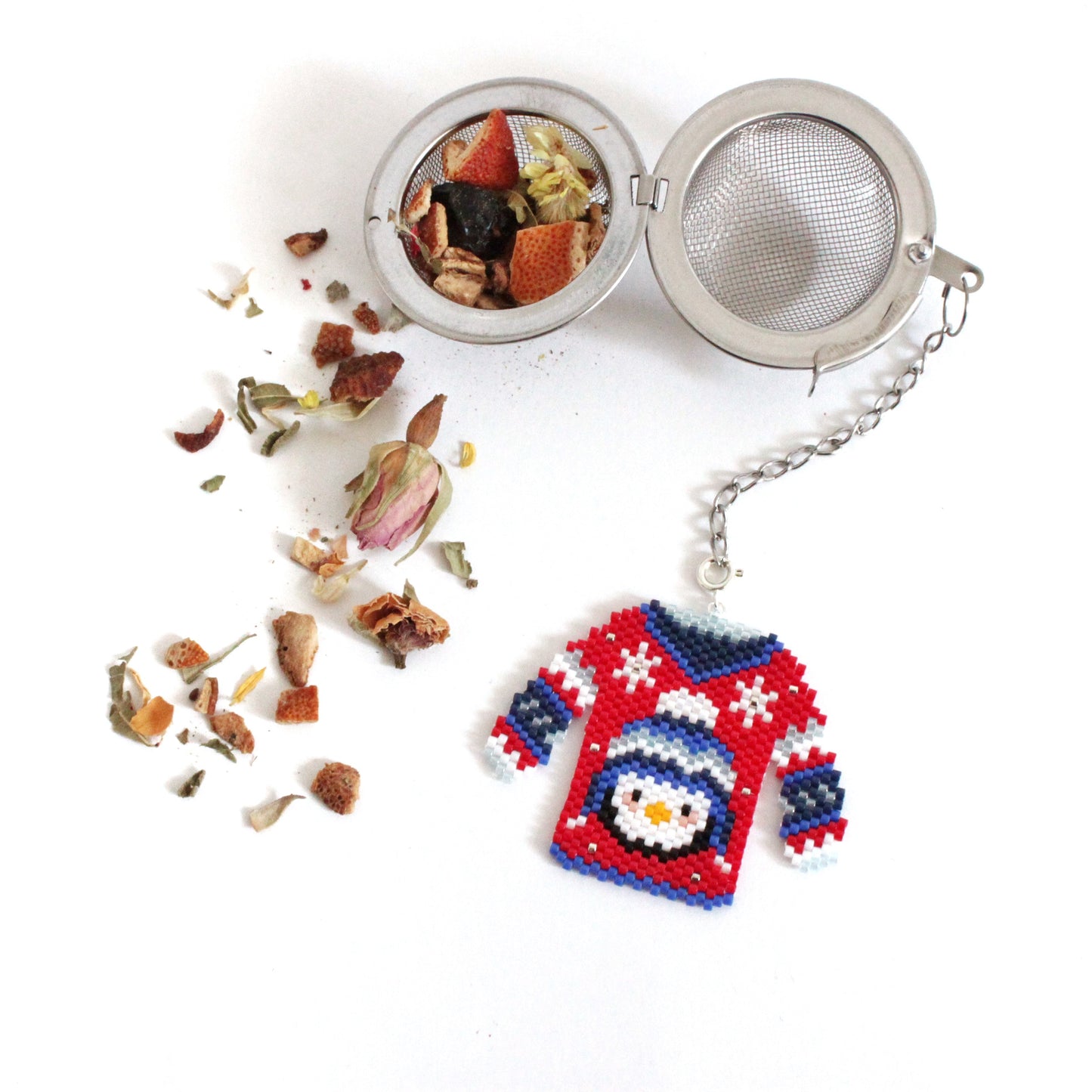 Filtro tè con maglioncino Pinguino *NEW 2025