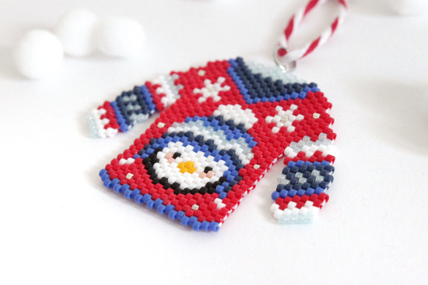 Decorazione per albero di Natale Maglioncino Pinguino *NEW 2025