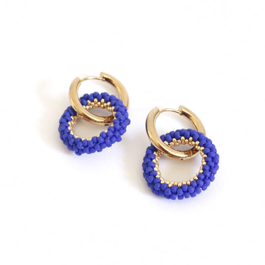 Orecchini Ensō Blu