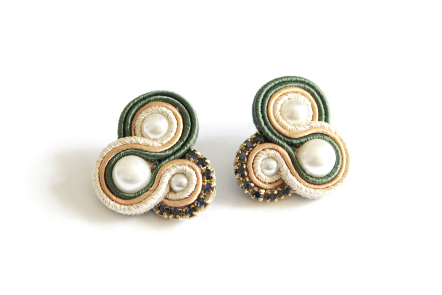 Orecchini Flamingo Verdone*Senape*Oro