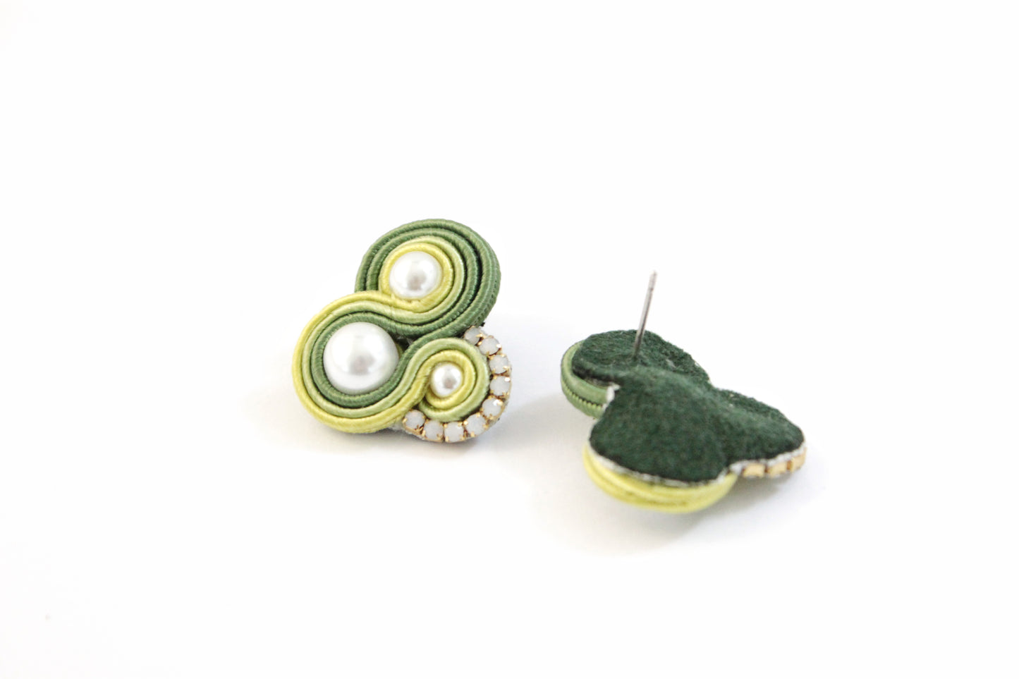 Orecchini Flamingo Prato*Oliva*Lime