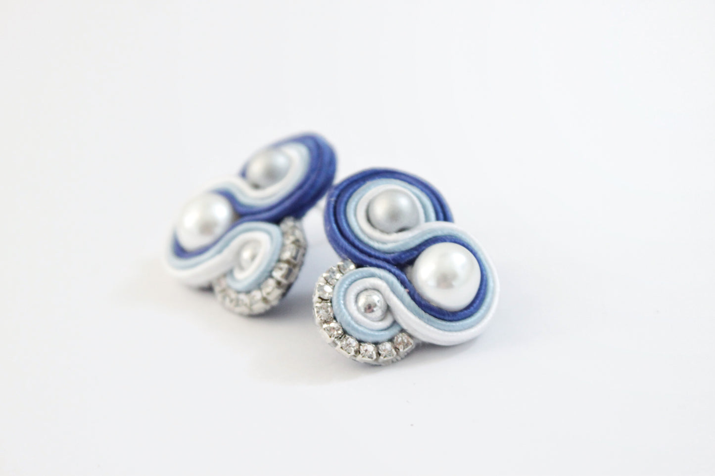 Orecchini Flamingo Blu*Avio*Bianco