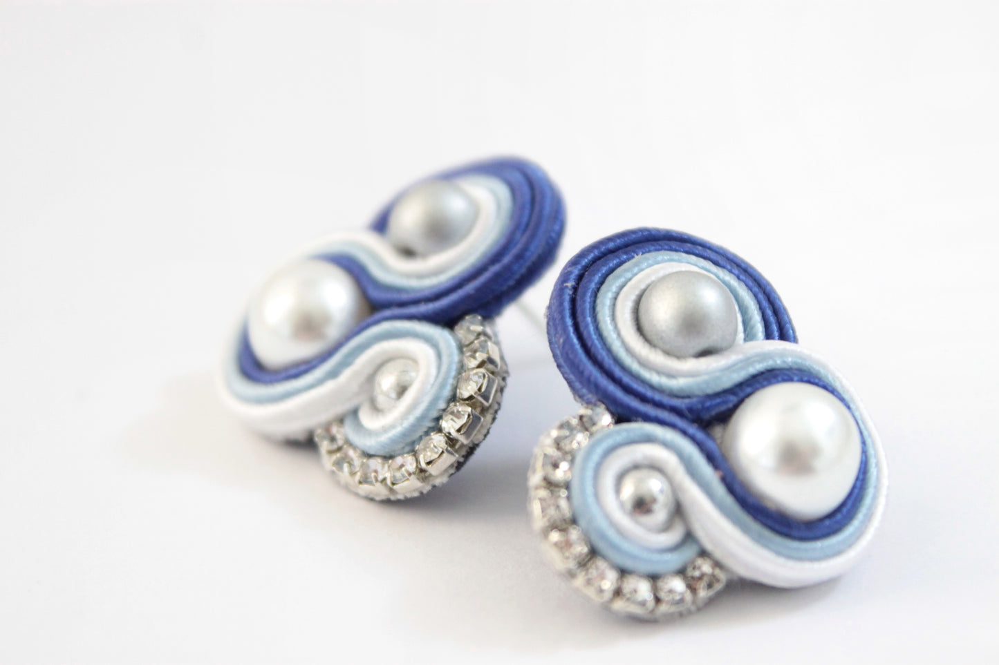 Orecchini Flamingo Blu*Avio*Bianco