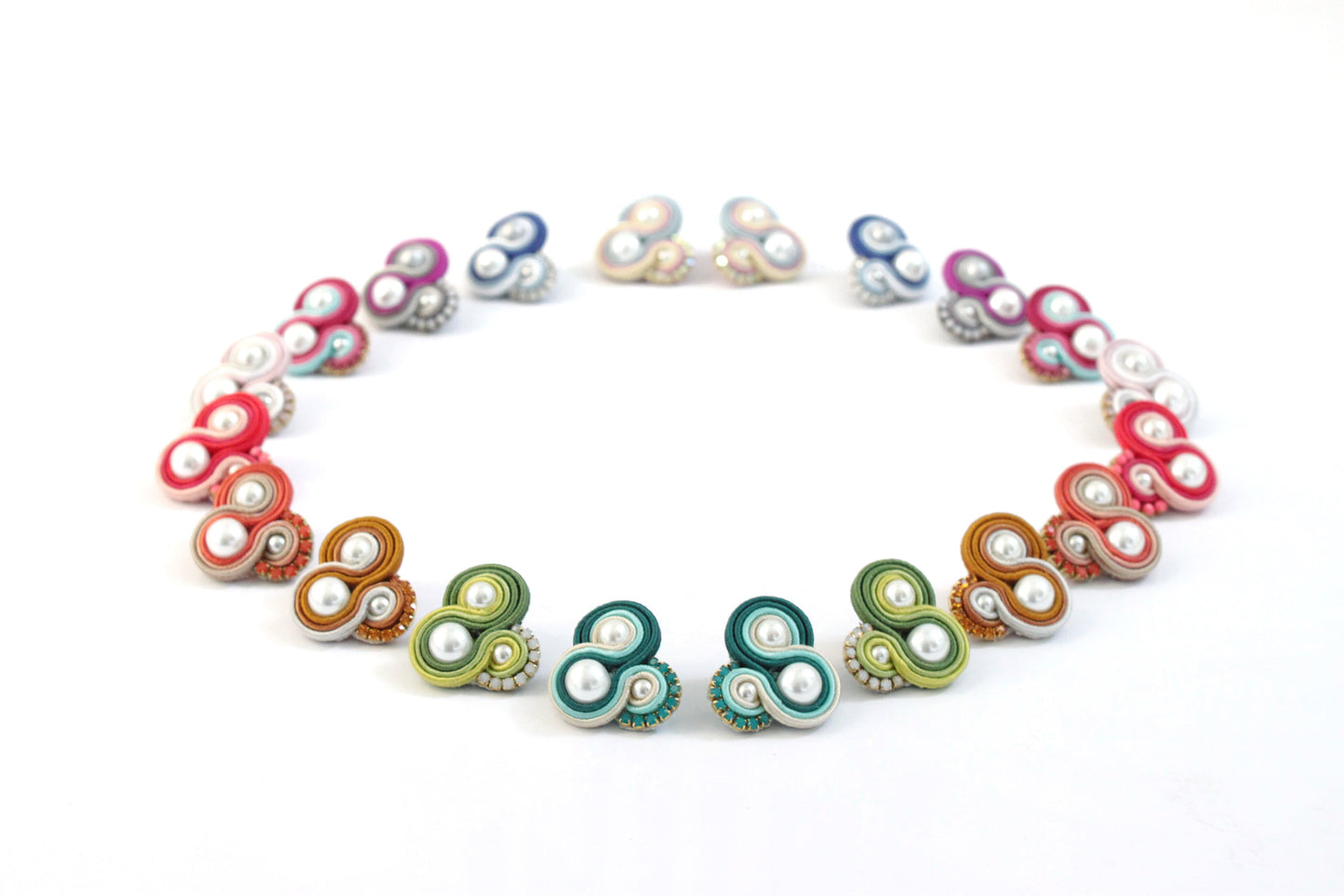 Orecchini Flamingo Nero*Perla*Argento