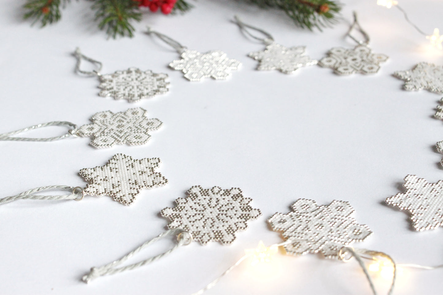 Decorazione per albero di Natale Fiocco di Neve