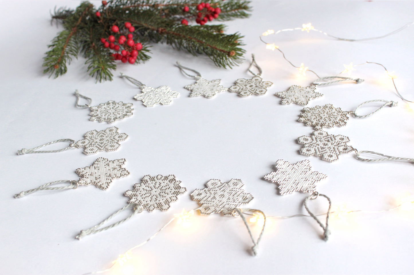 Decorazione per albero di Natale Fiocco di Neve