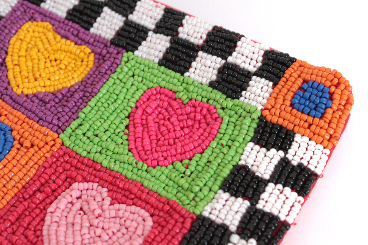 Pochette Scacchiera Cuori