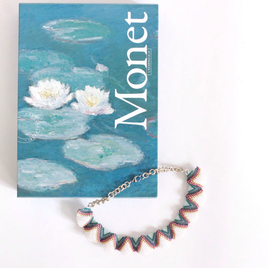 Collana Lenorarte Monet "Ninfee, Effetto della Sera "