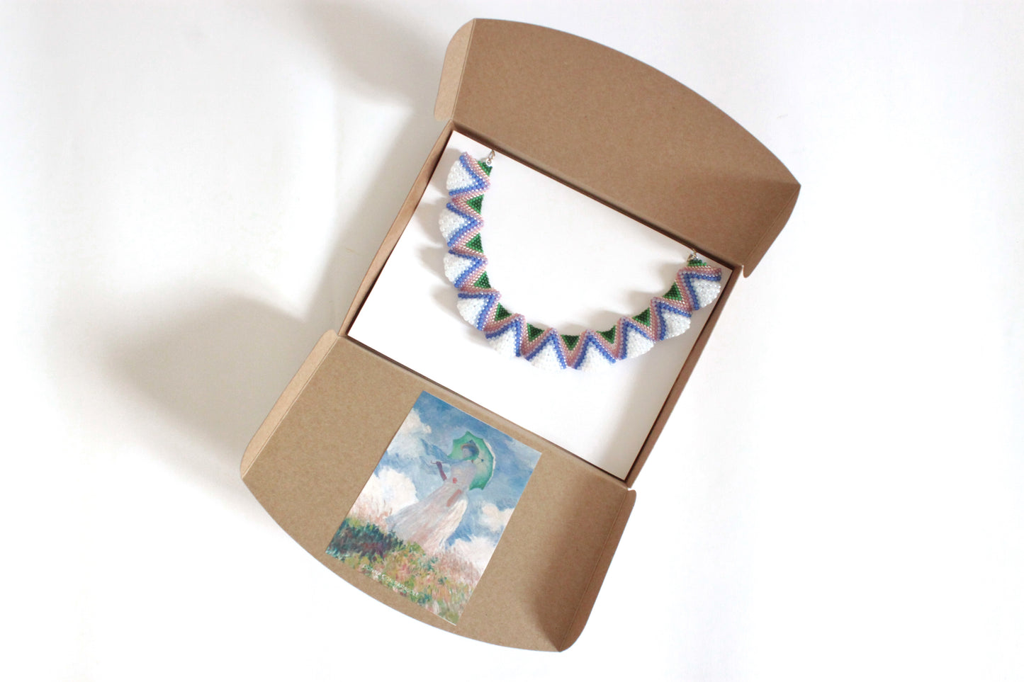Collana Lenorarte Monet "Donna con Parasole"