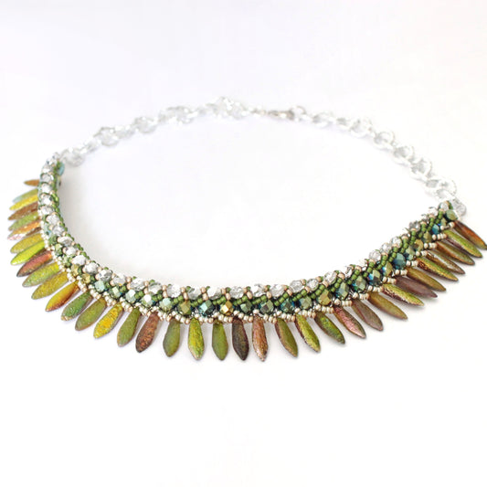 Collana Seaside Materica Verde
