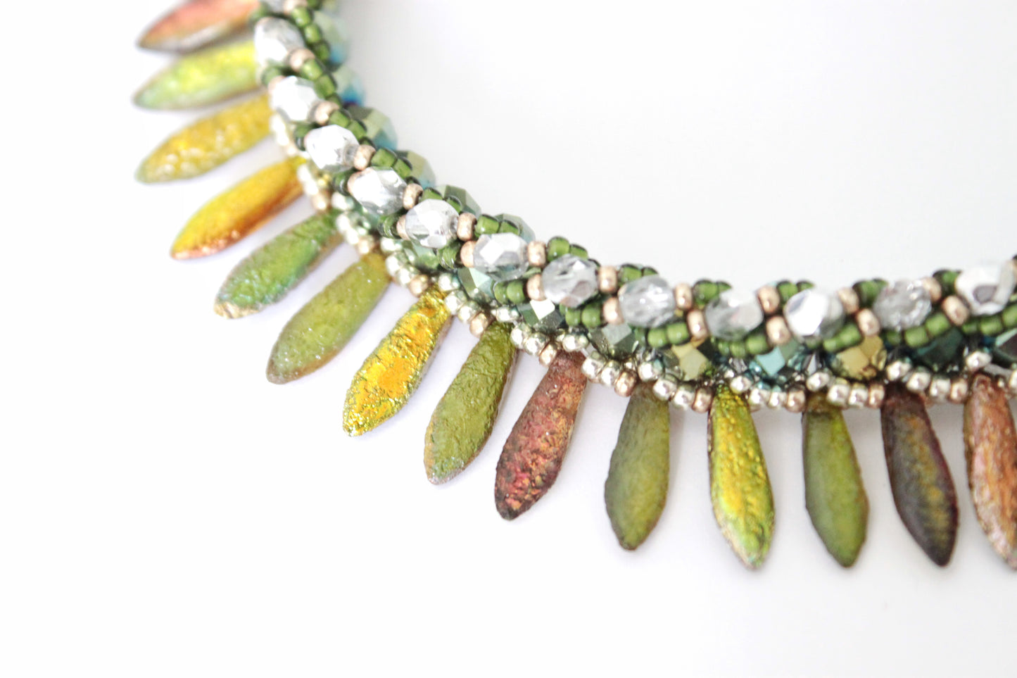 Collana Seaside Materica Verde