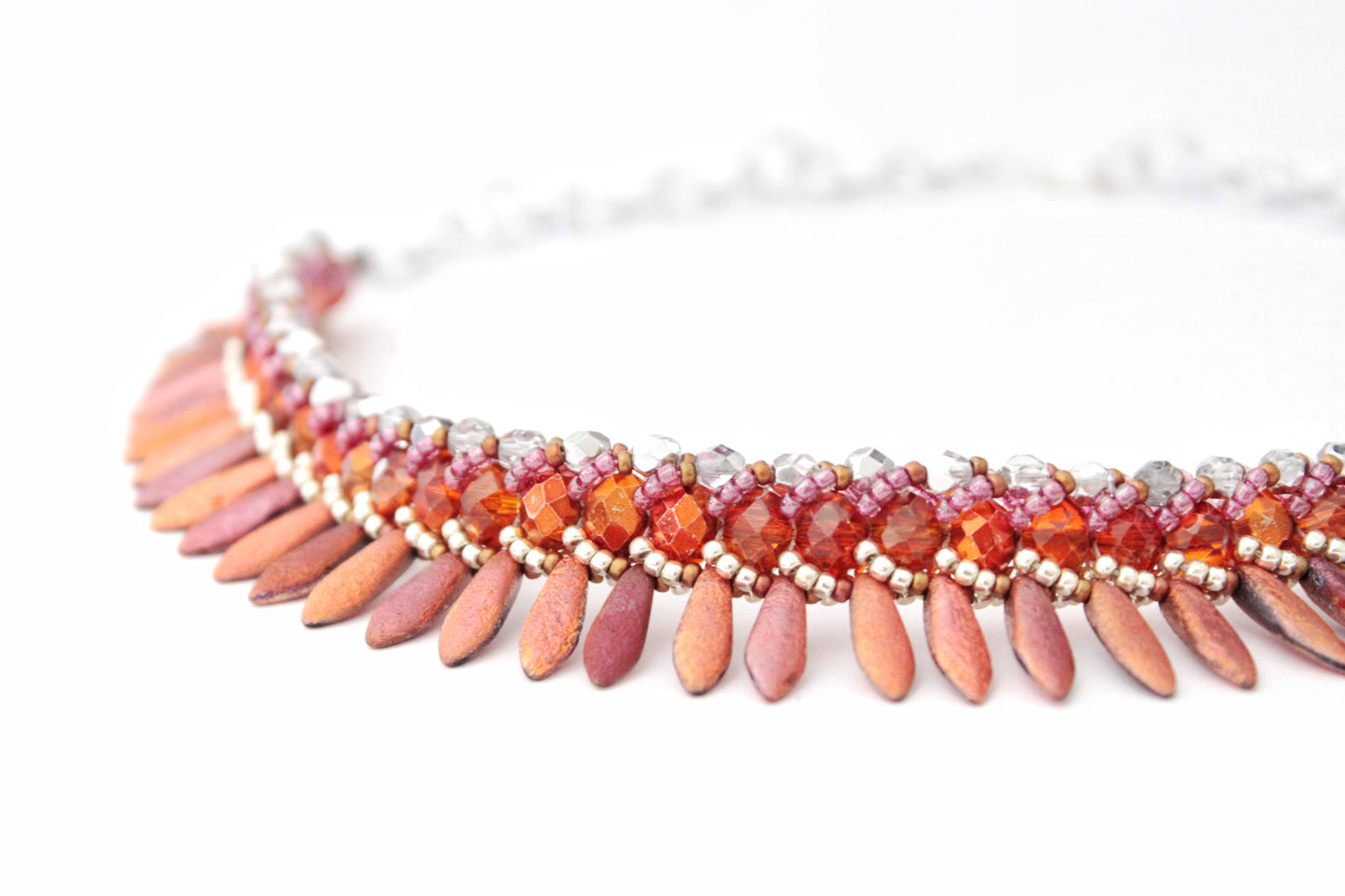 Collana Seaside Materica Arancio