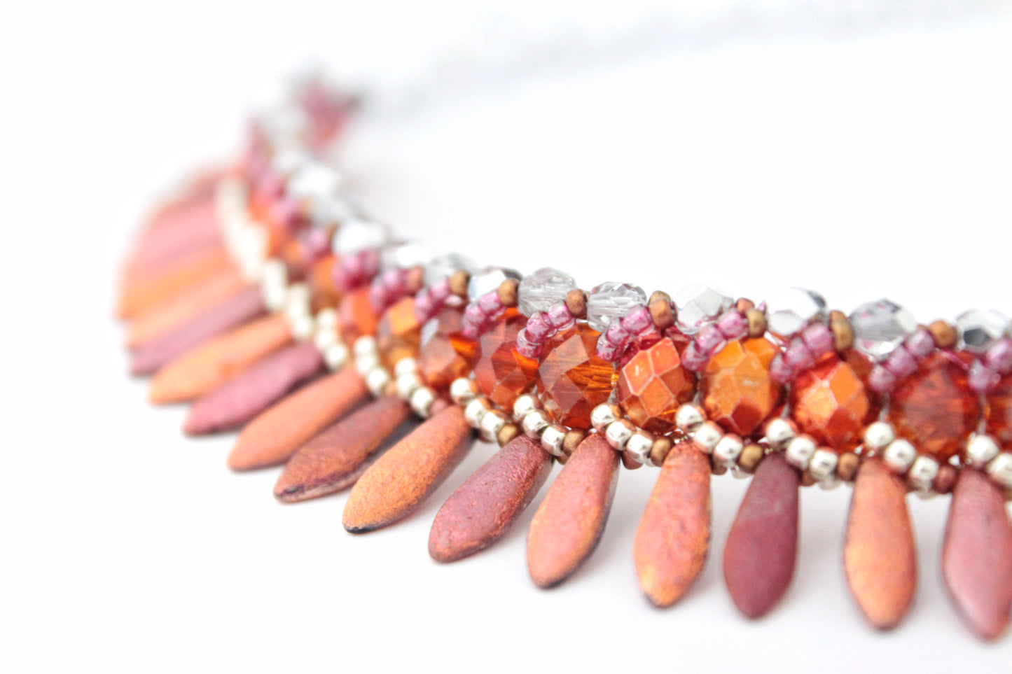 Collana Seaside Materica Arancio