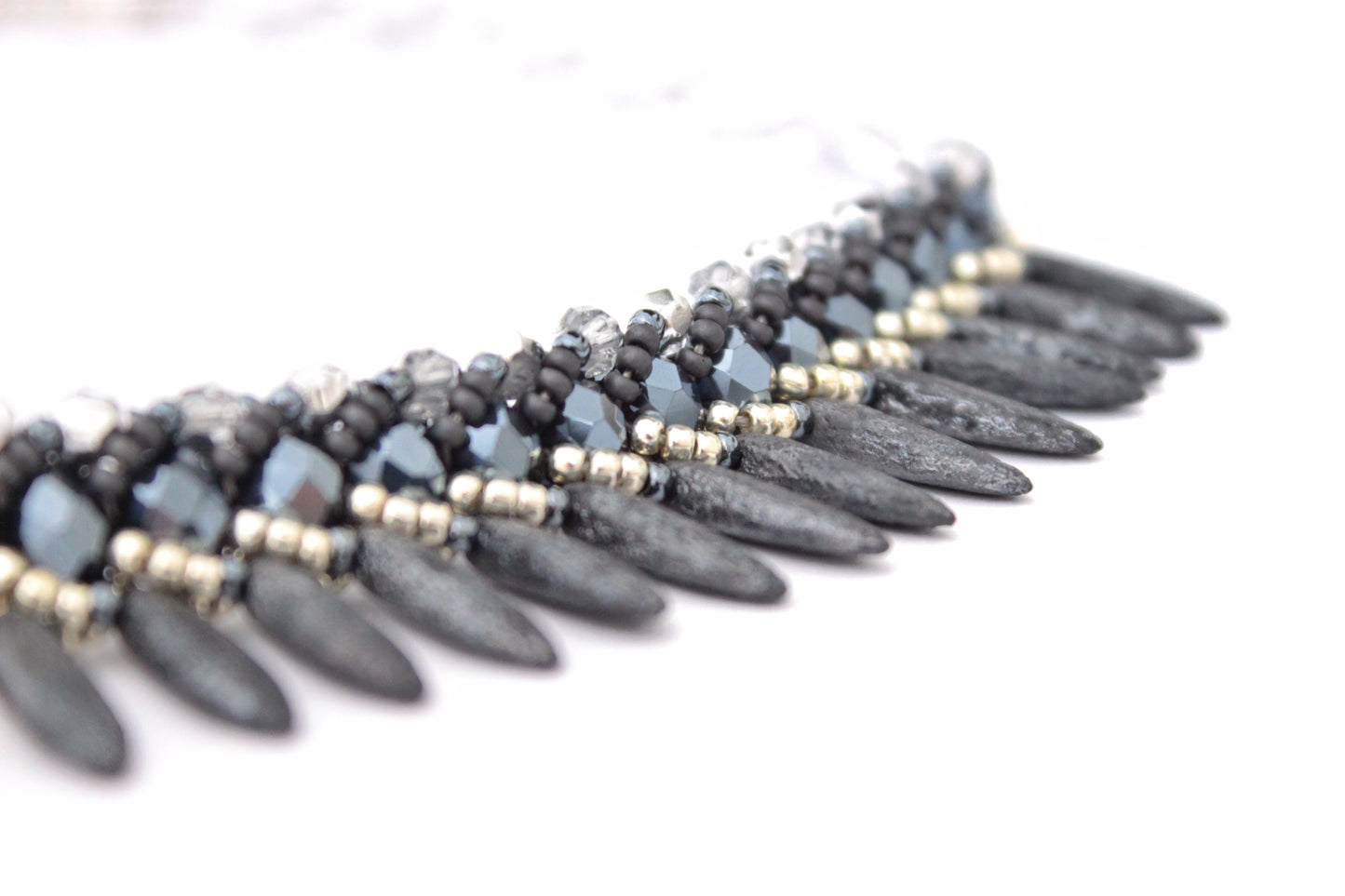 Collana Seaside Materica Ematite