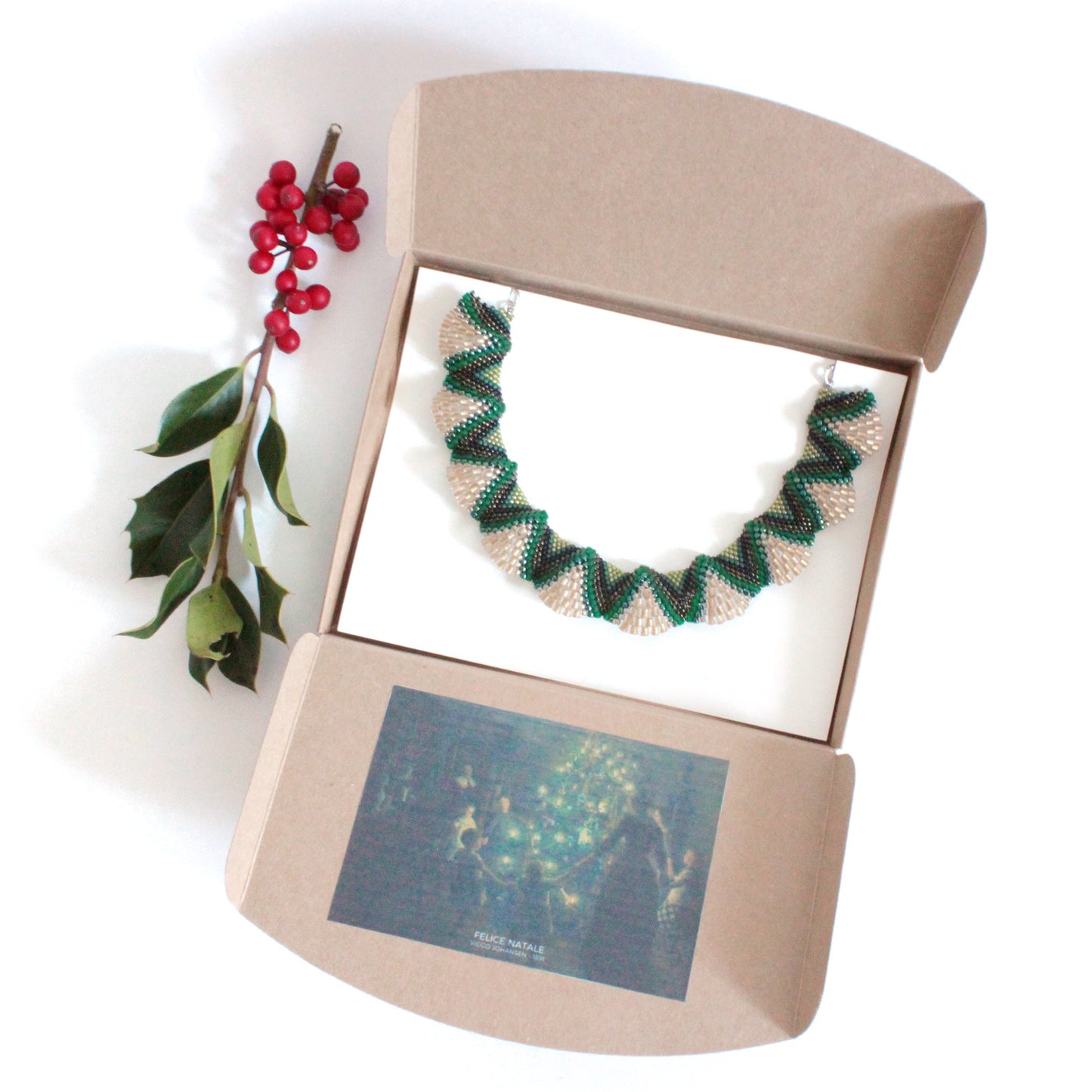 Collana Lenorarte Viggo Johansen "Felice Natale" *speciale Natale