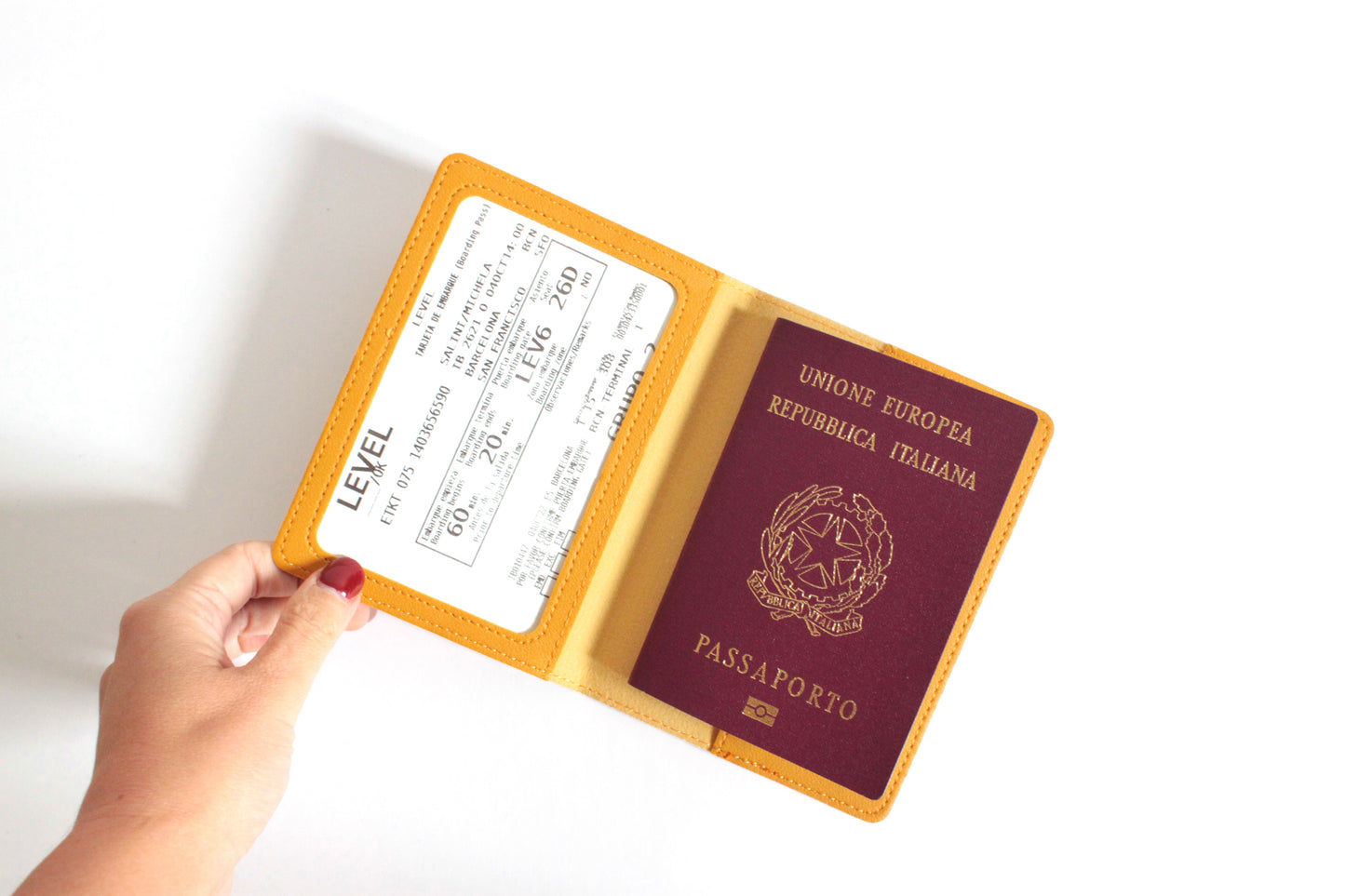 Porta documenti da viaggio personalizzata
