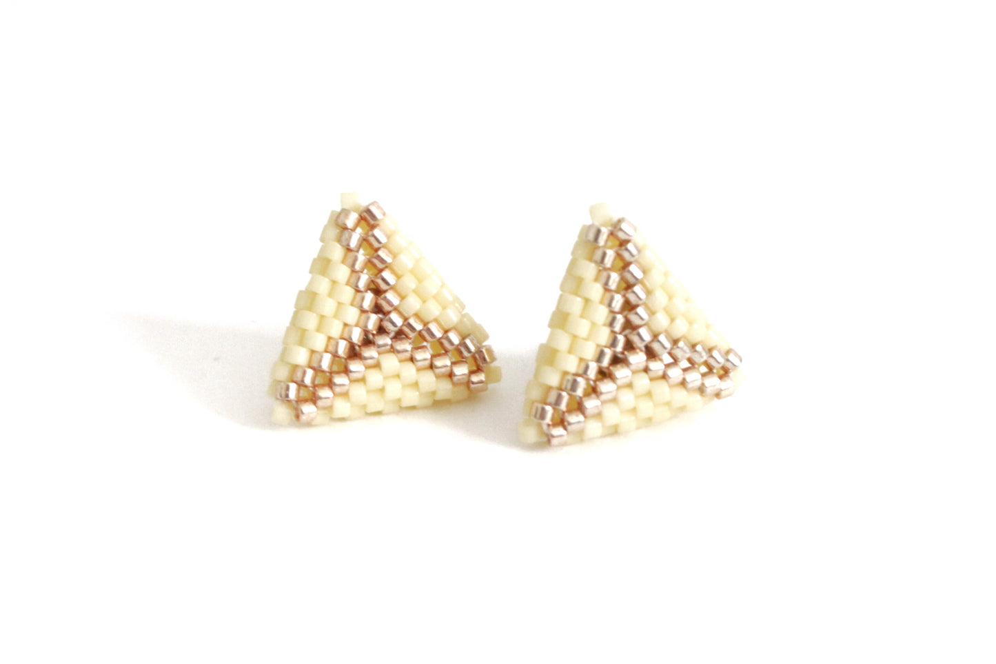 Orecchini Origami Crema