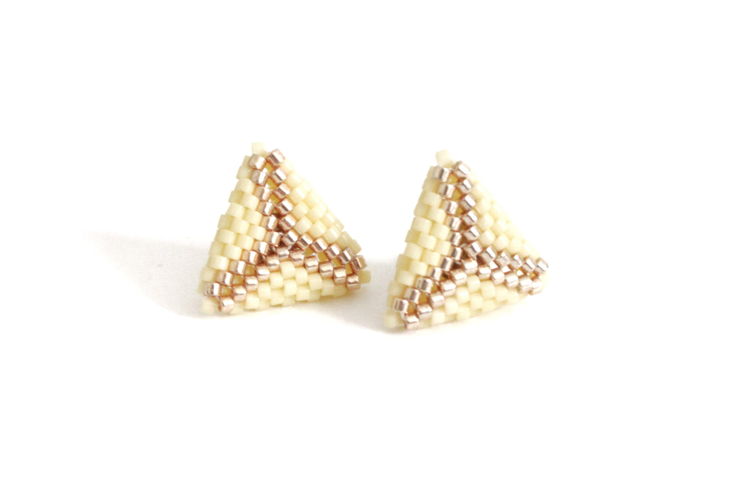 Orecchini Origami Crema