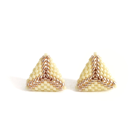 Orecchini Origami Crema