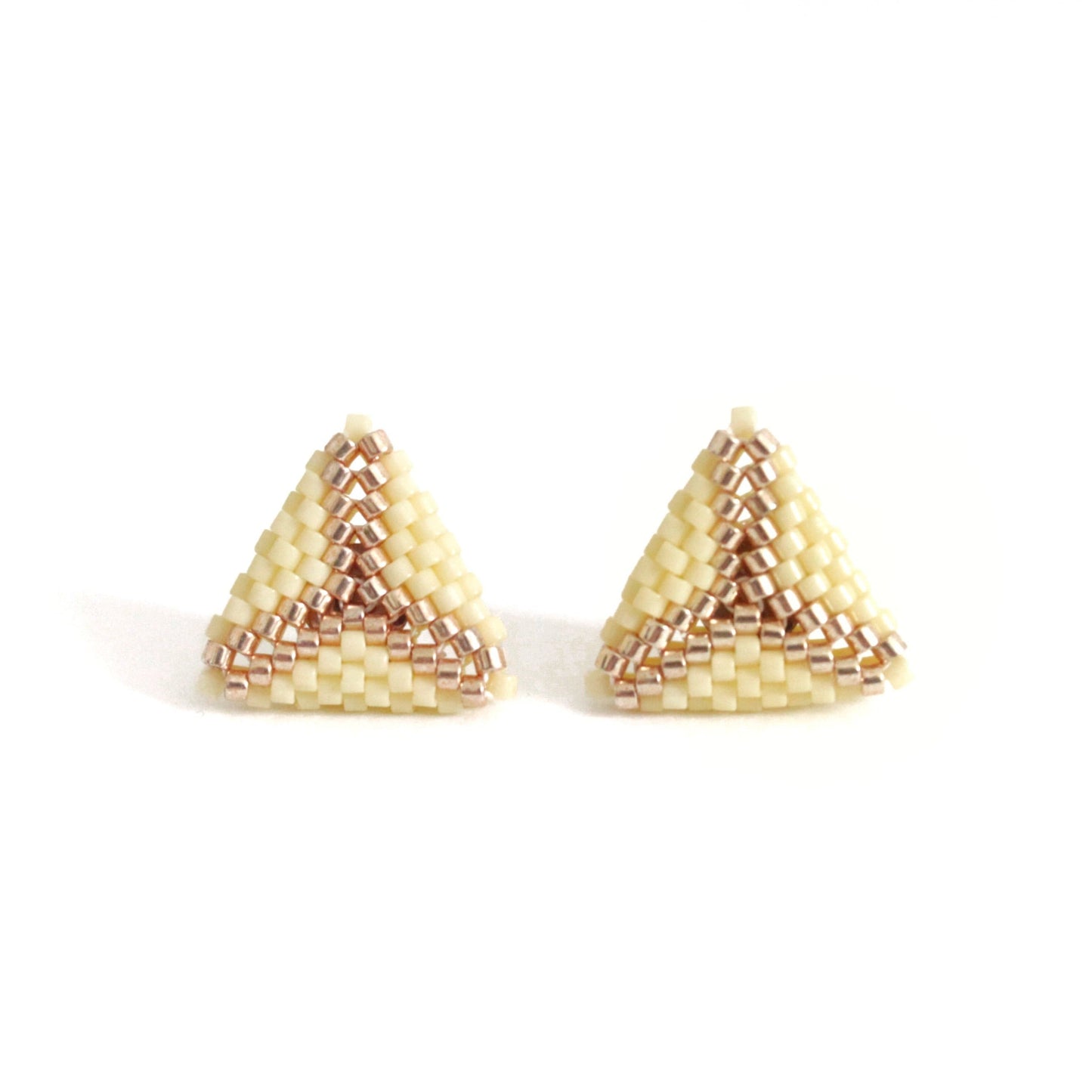 Orecchini Origami Crema