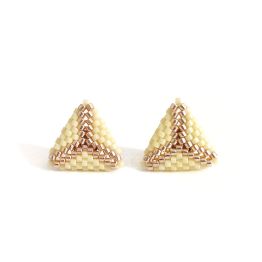 Orecchini Origami Crema