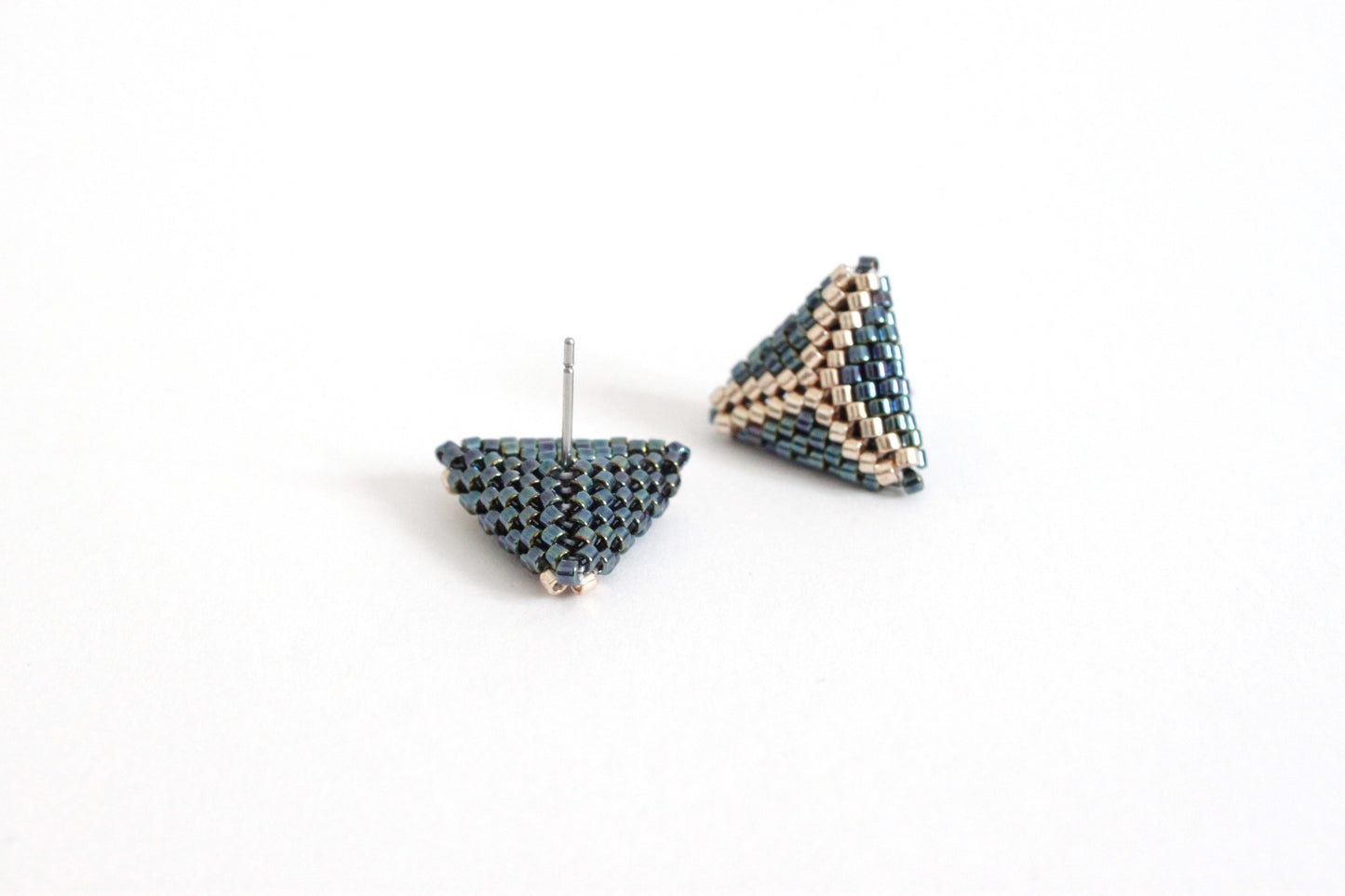 Orecchini Origami Ematite