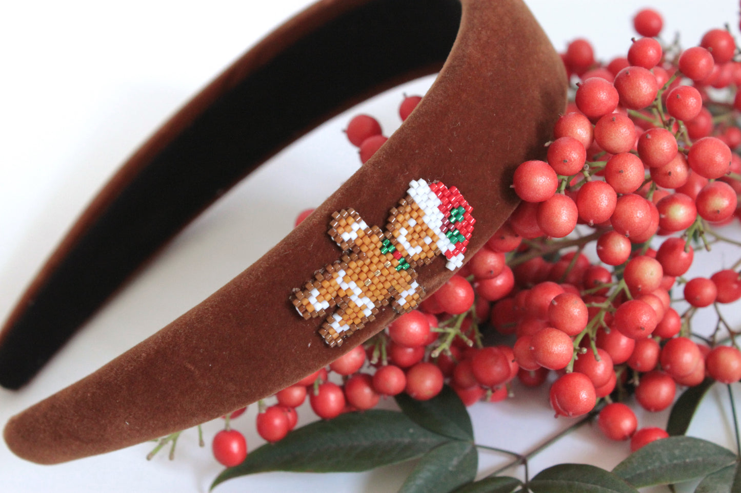 Cerchietti Velluto Pan di Zenzero Lenor