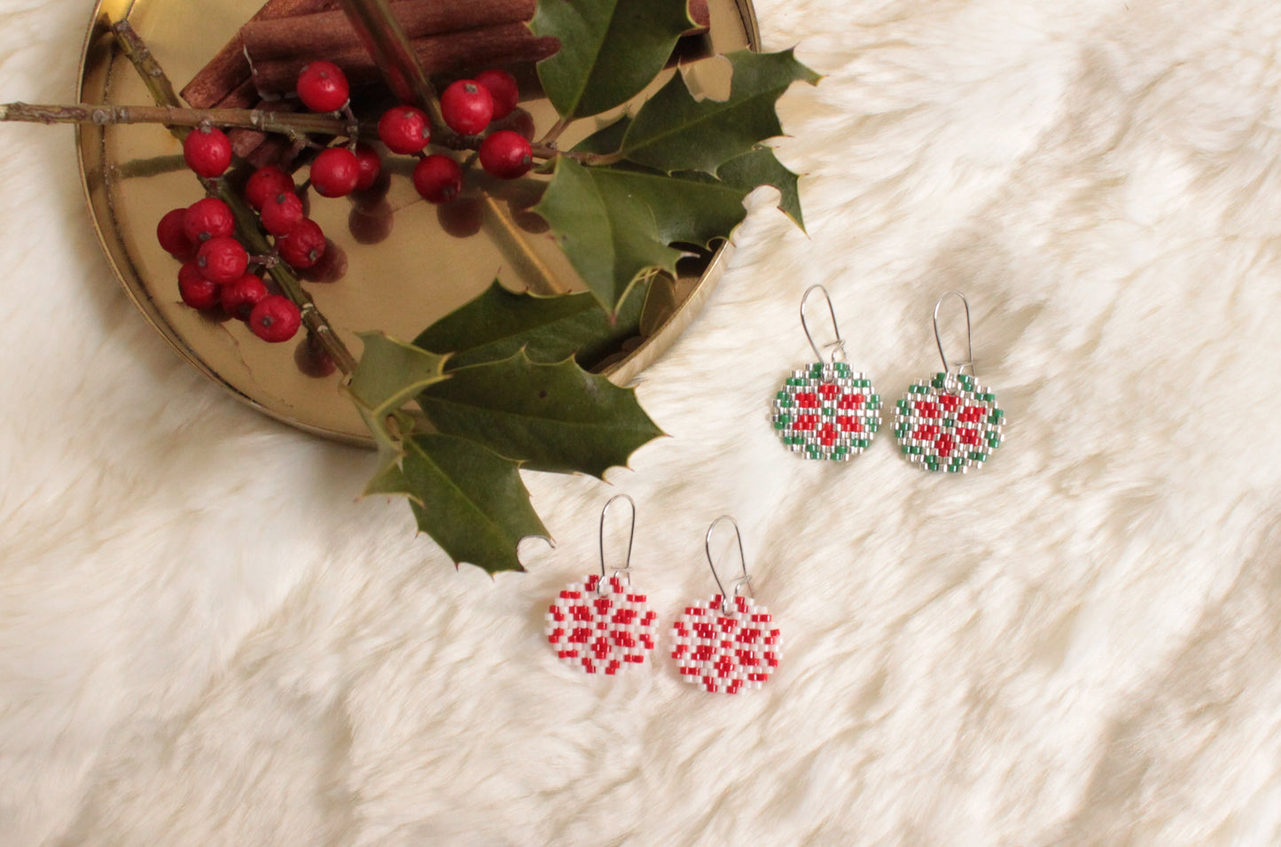 Orecchini Natalini Fiocchi di neve